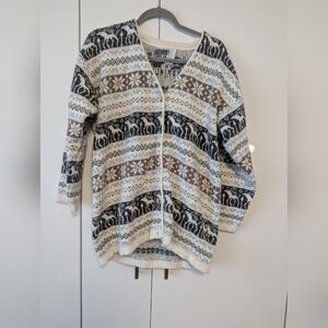 Vintage Angora & Wool Button Up Cardigan
